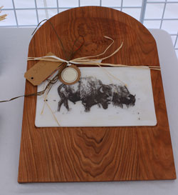 Bison serving tray